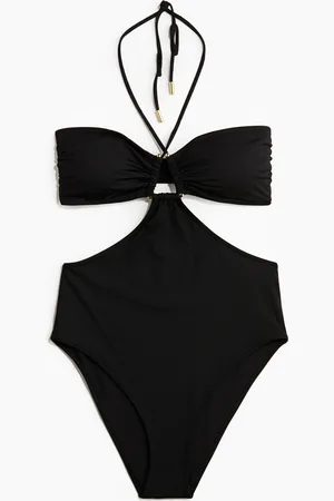 H&M Badedragt med vatterede skåle High Leg
