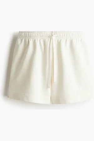 H&M Sweatshorts i bomuld med vasket look