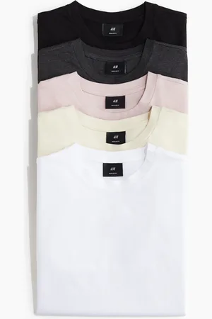 H&M 5-pak T-shirt Regular Fit
