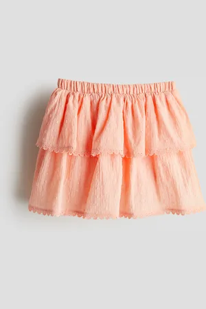 H&M Skorts i bomuld med etager