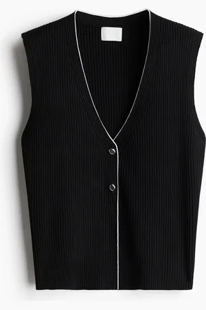 H&M Slipover med knapper foran