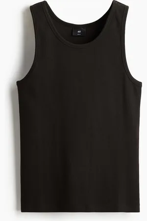 H&M Ribbet tanktop Slim Fit
