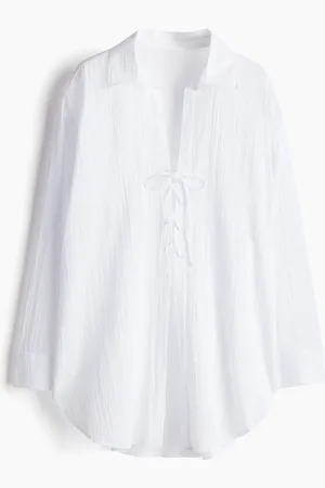 H&M Strandskjorte med snøring