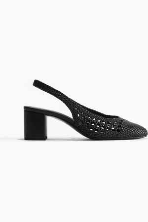 H&M Pumps i læder med slingback