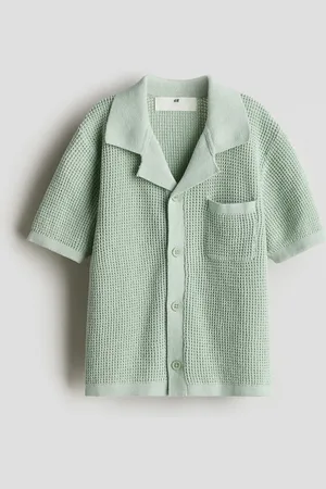 H&M Kortærmet skjorte i strik