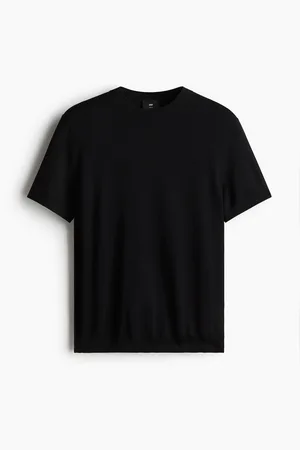 H&M Finstrikket T-shirt Slim Fit