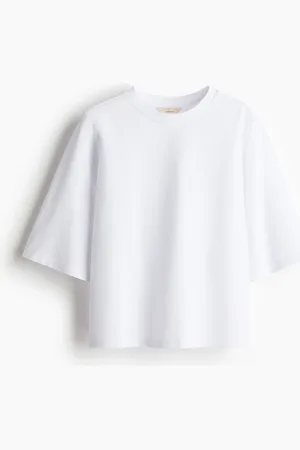 H&M T-shirt i pimabomuld