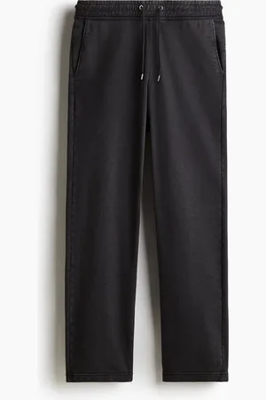 H&M Sweatpants med tryk og vasket look Relaxed Fit