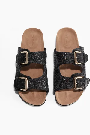H&M Sandaler i flettet læder