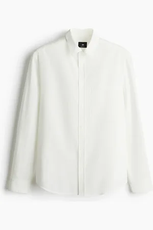 H&M Skjorte i lyocellblanding Regular Fit