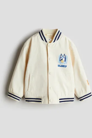 H&M Baseballjakke i twill med tryk