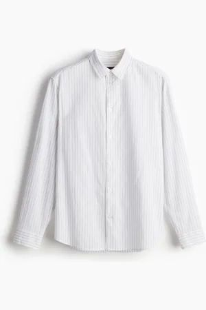 H&M Skjorte i hørblanding Regular Fit