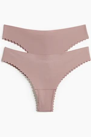 H&M 2-pak no show-trusser Brazilian