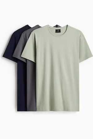H&M 3-pak T-shirt Slim Fit