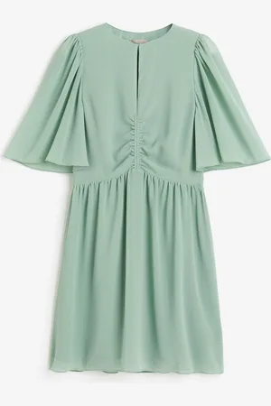H&M Kjole med sommerfugleærmer