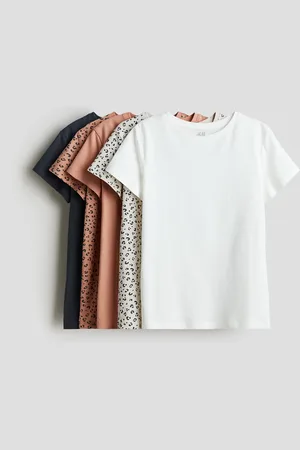 H&M 5-pak T-shirt i bomuld