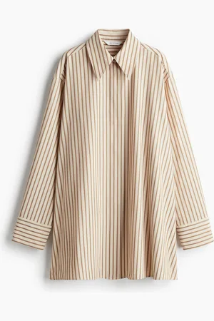 H&M Oversized skjorte i twill