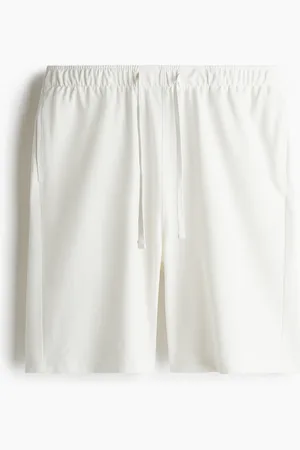 H&M Knælange shorts i piqué Relaxed Fit