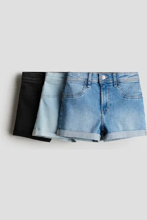 H&M 3-pak shorts i denim
