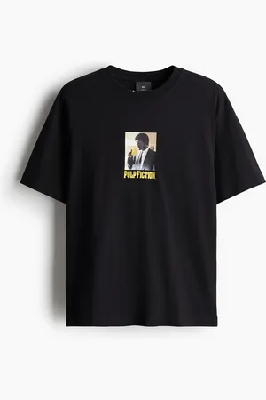 H&M T-shirt med tryk Loose Fit