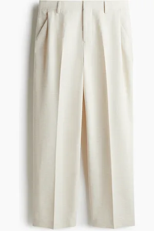H&M Habitbukser i hørblanding Loose Fit