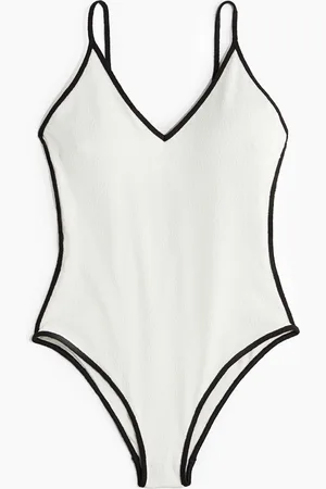 H&M Badedragt med vatterede skåle High Leg