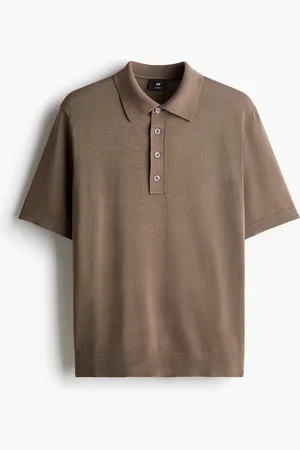 H&M Finstrikket poloshirt Regular Fit