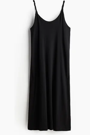 H&M Kjole i jersey med snoede stropper