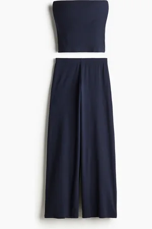 H&M 2-delt ribbet