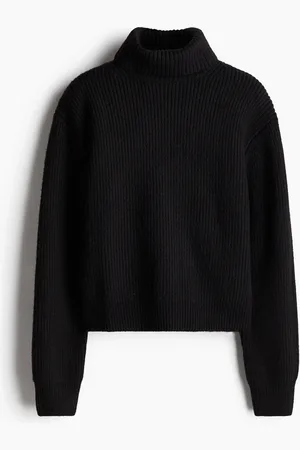 H&M Ribstrikket rullekravetrøje