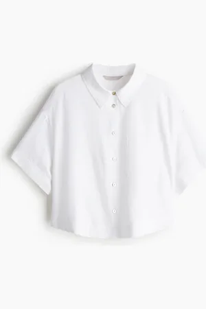 H&M Skjorte i hørblanding