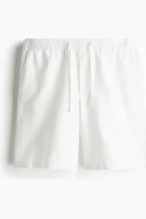 H&M Shorts i hørblanding Relaxed Fit