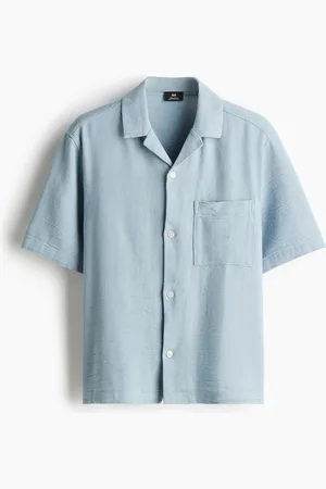 H&M Kortærmet skjorte med struktur Regular Fit