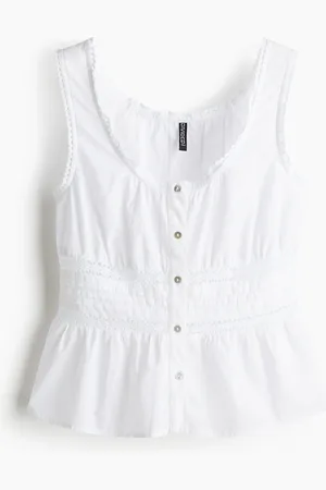 H&M Tanktop med peplum