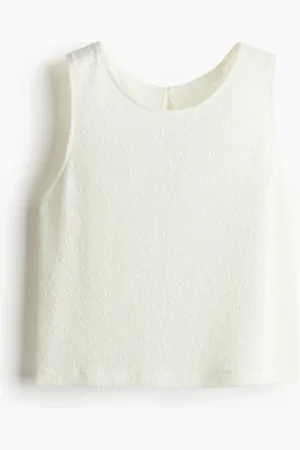 H&M Strukturstrikket tanktop
