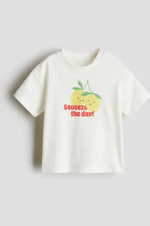 H&M T-shirt i bomuld med tryk