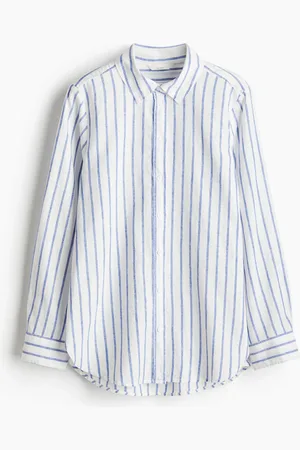 H&M Skjorte i hørblanding