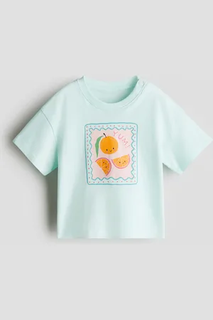H&M T-shirt i bomuld med tryk