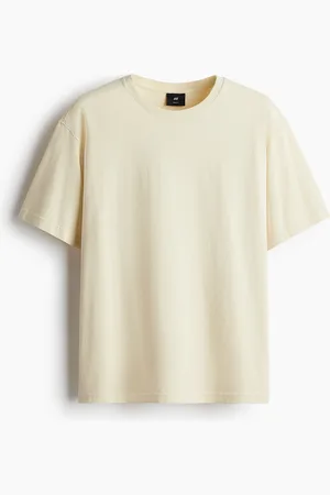 H&M T-shirt med vasket look Loose Fit