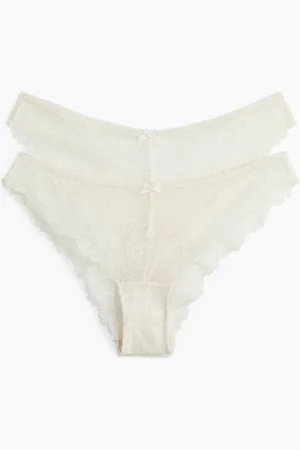 H&M 2-pak trusser Cheeky i blonde