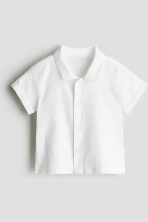 H&M Skjorte i hørblanding