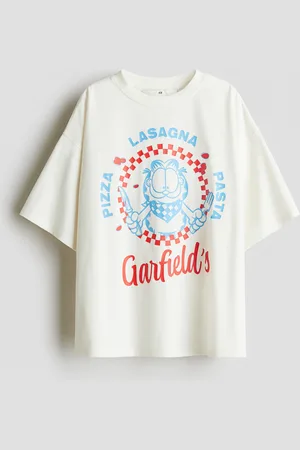 H&M T-shirt i bomuld med tryk