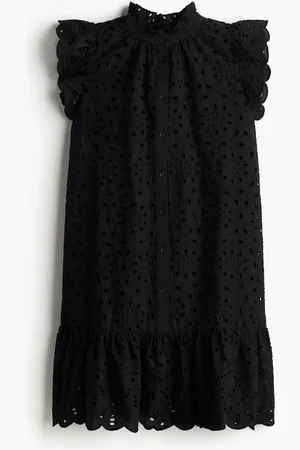 H&M Kjole i broderie anglaise