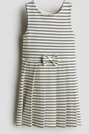 H&M Kjole i jersey med sløjfe