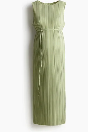 H&M MAMA Plisseret kjole