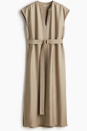 H&M Midi-kjole med bælte