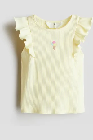 H&M Tanktop med broderet motiv