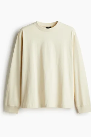 H&M Langærmet top i jersey Loose Fit