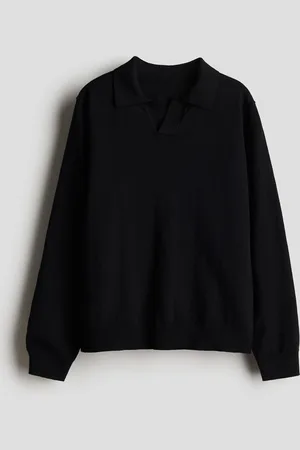 H&M Finstrikket polotrøje