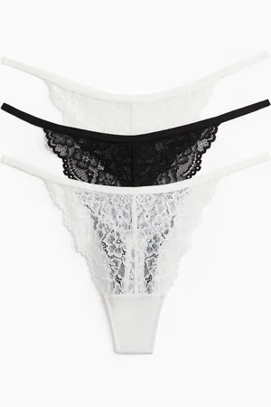 H&M 3-pak tangatrusser Thong i blonde
